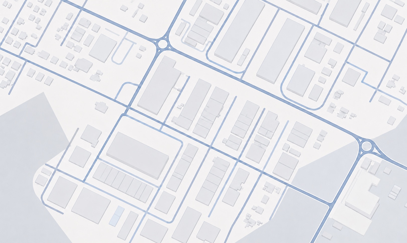 Mappa della zona con le due sedi Ferrutensile