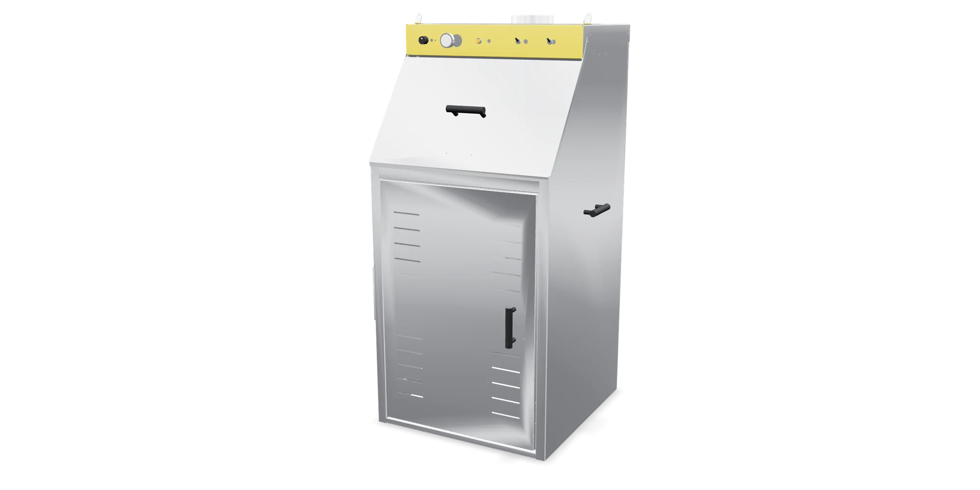 Lavapistole PAINT FU ONE in acciaio inox con fascia comandi gialla