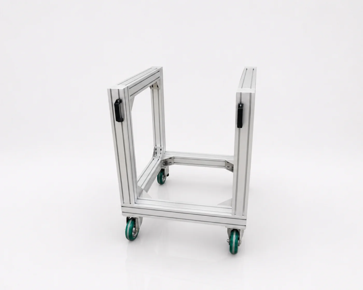 Carrello a telaio aperto in alluminio