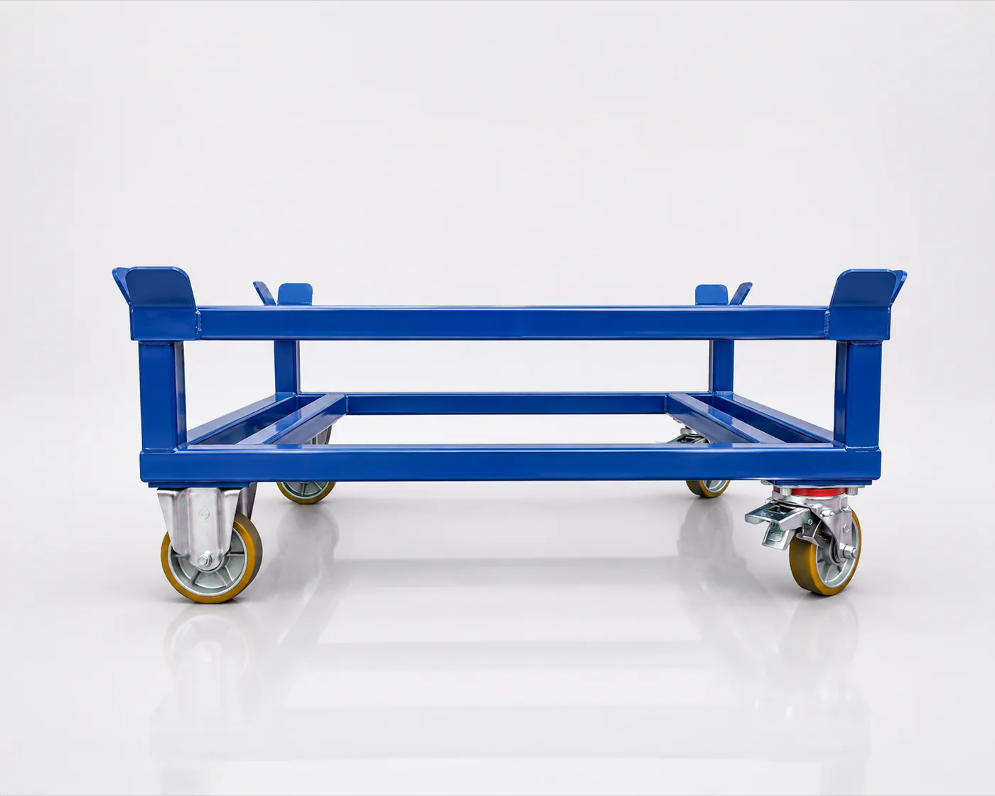 Carrello portabancali in acciaio