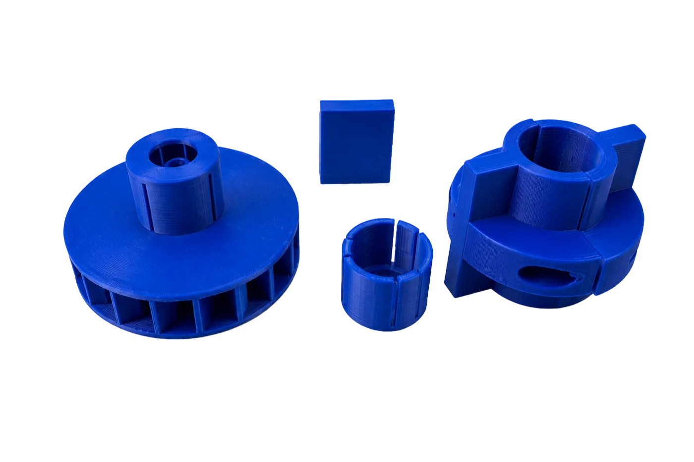 Girante e componenti per pompa stampati in 3D