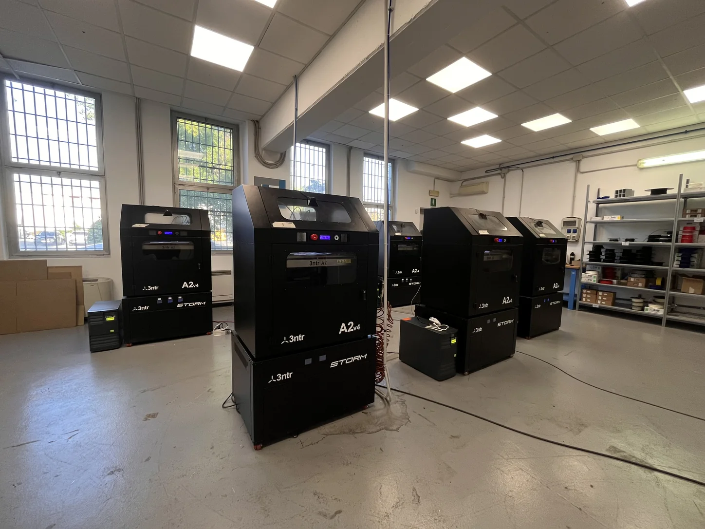 Le stampanti 3D industriali del reparto stampe di Ferrutensile